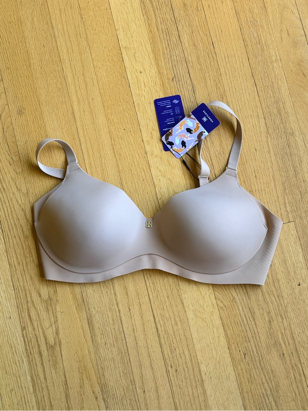 Honeylove Nude Seamless Wireless Bra - 38D